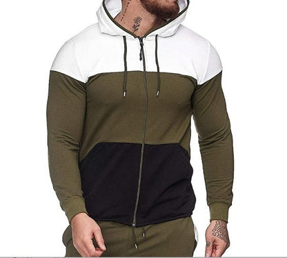 Sweat à Capuche Homme Zippé