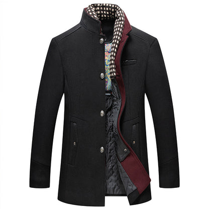 Manteau mi-long homme