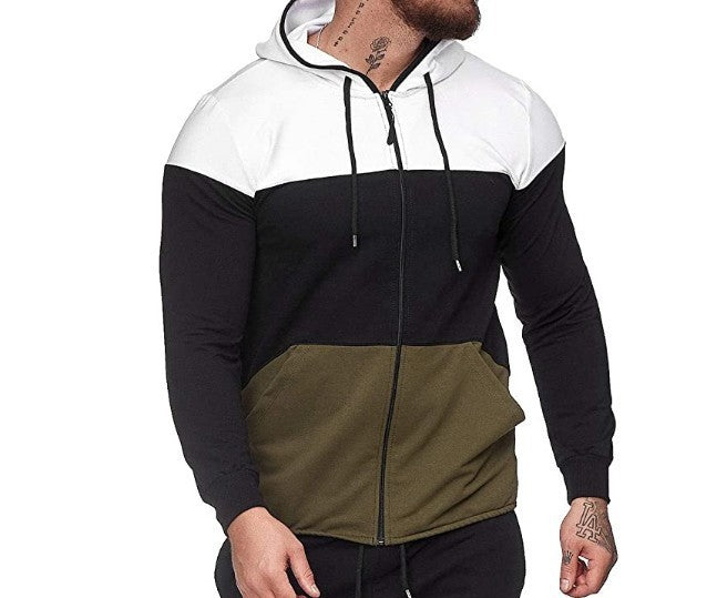 Sweat à Capuche Homme Zippé