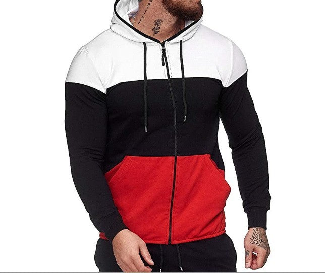 Sweat à Capuche Homme Zippé