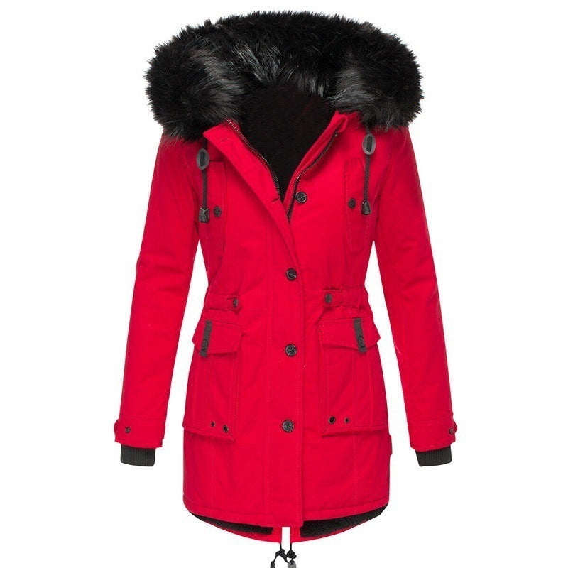 PARKA FEMME IMPERMEABLE AVEC CAPUCHE