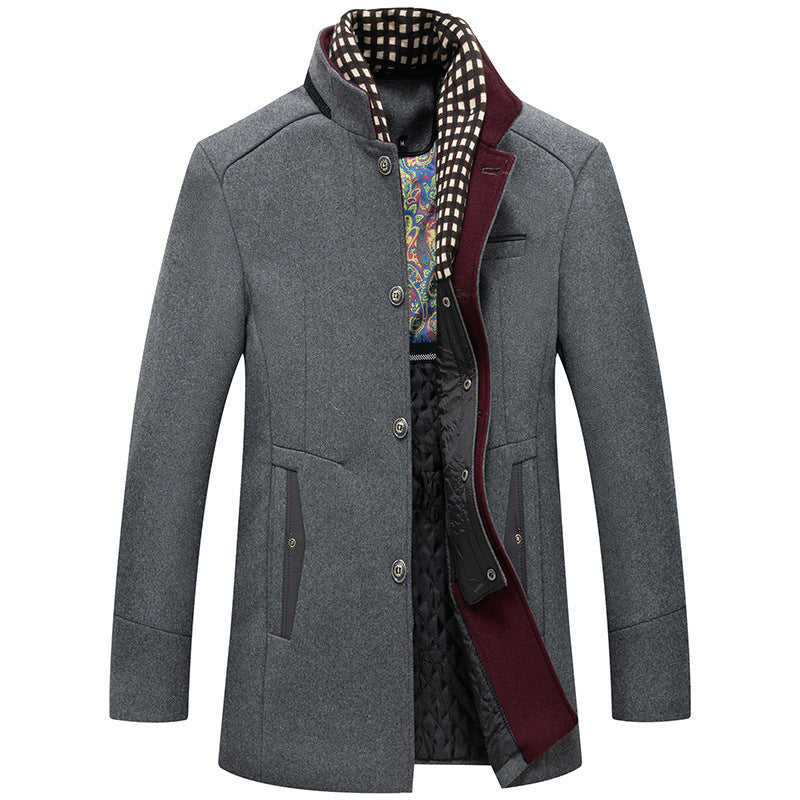 Manteau mi-long homme